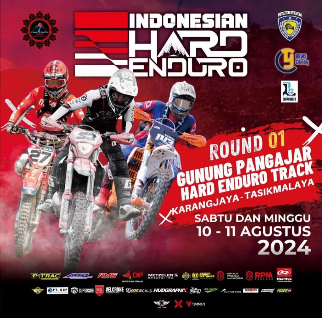 Putaran Pertama Indonesian Hard Enduro 2024 Berlangsung di Tasikmalaya