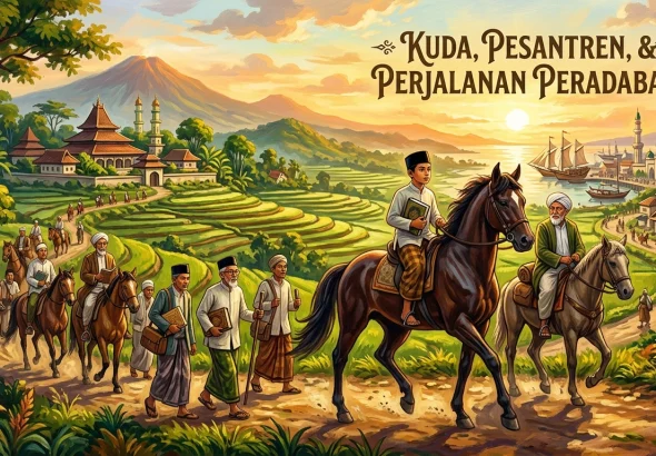 kuda,pesantren