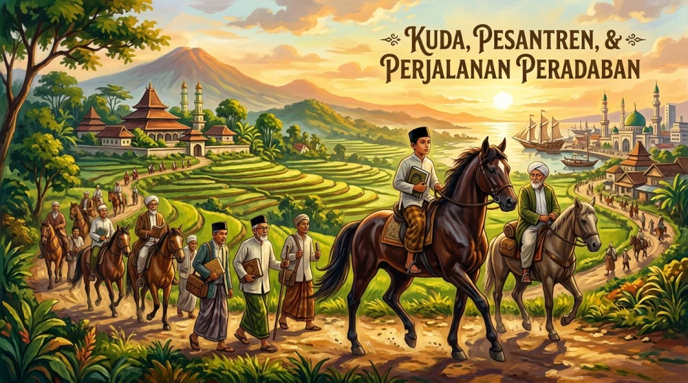 kuda,pesantren